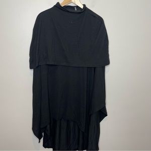 NWT Stylewe Pullover Blouse Off Shoulder Top Asymmetric Overlap Solid Poncho XL